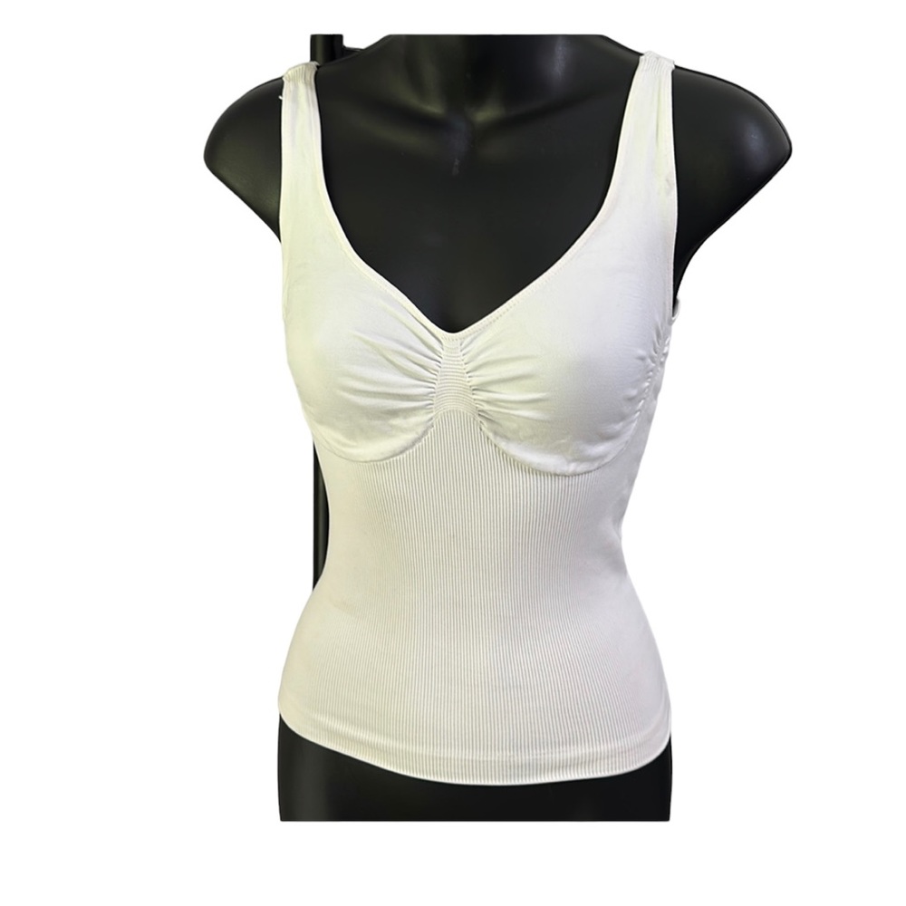 SASSYBAX lot of 3, nude, black & white, stretchy body shaper, size M, EUC